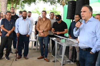 Mabel anuncia empresa parceira para retirada de pneus usados dos Ecopontos na abertura do 16º Mutirão dos 100 dias