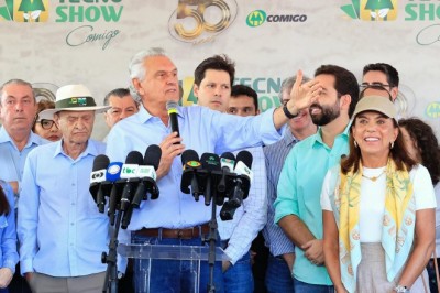 Na 22ª Tecnoshow, Caiado defende gestão limpa e ágil para acelerar o desenvolvimento de Goiás
