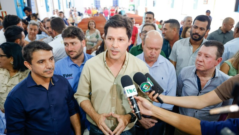 Em Guarinos, Daniel Vilela participa da Romaria de Nossa Senhora da Penha