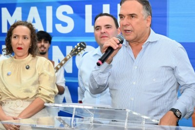 Ao lado do Prefeito Sandro Mabel, Daniela da Gilka participa do programa Brilha Goiânia