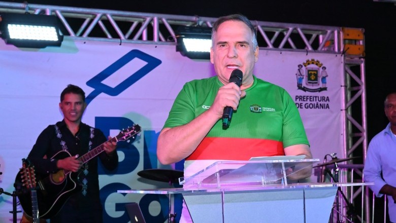 Mabel inaugura nova iluminação de Campinas por meio do Brilha Goiânia