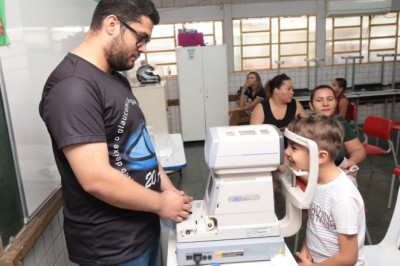 Prefeitura de Aparecida realiza 200 avaliações oftalmológicas especializadas em crianças neste sábado
