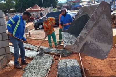 Prefeitura de Goiânia retoma obras de muro e calçada do Cemitério Parque