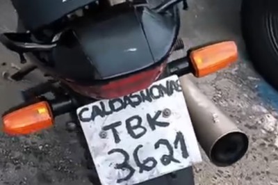 Polícia Rodoviária apreende moto adulterada e prende condutor em Caldas Novas