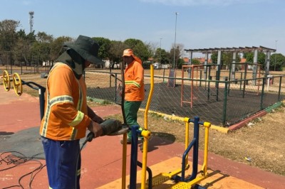 Prefeitura de Goiânia revitaliza 45 praças na Região Sudoeste
