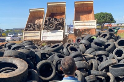 Prefeitura de Goiânia promove o Dia D de recolhimento gratuito de pneus inservíveis