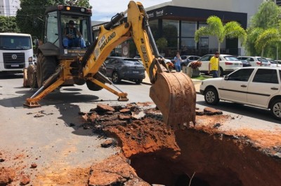 Prefeitura de Goiânia realiza manutenção em vias afetadas pelas chuvas
