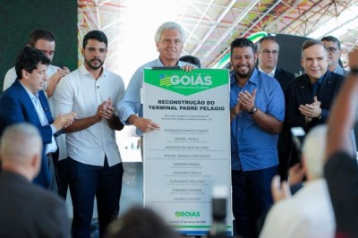 Caiado entrega novo Terminal Padre Pelágio e primeiros ônibus a biometano do Brasil