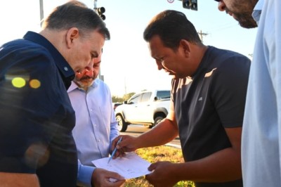 Mabel entrega reconfiguração semafórica de cruzamento na GO-020