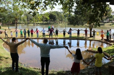 Semana do Meio Ambiente: estudantes participam de ações educativas em parque de Goiânia