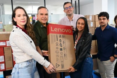 Mabel entrega 1,5 mil computadores para ampliar eficiência do atendimento nas unidades de saúde