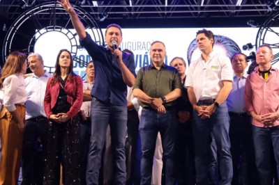 Vilela e Daniel eternizam legado de Maguito no novo complexo viário de Aparecida