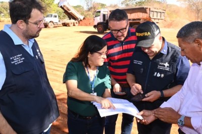Prefeito Sandro Mabel vistoria início das obras da UBS Grajaú, que atenderá cerca de 20 mil moradores da Região Sudoeste