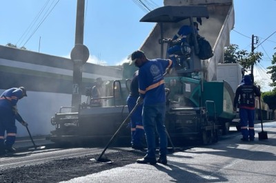Prefeitura de Goiânia leva recapeamento a 28 mil m² de vias no Parque das Laranjeiras