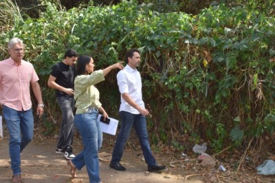 Prefeito Vilela visita Parque Colina Azul e anuncia início da revitalização