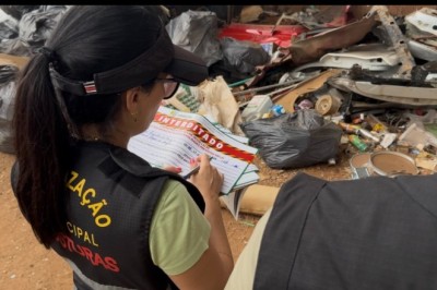 Prefeitura de Aparecida realiza operação integrada de fiscalização em recicladoras