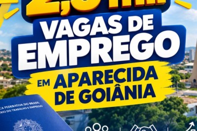Empresas de Aparecida ofertam quase 2,5 mil  vagas de emprego nesta semana, através do SIME