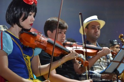 Banda Sinfônica de Aparecida encanta crianças e famílias em concerto especial